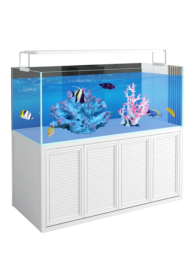 

Full set of large screen seawater tanks with ultra-white bottom filter