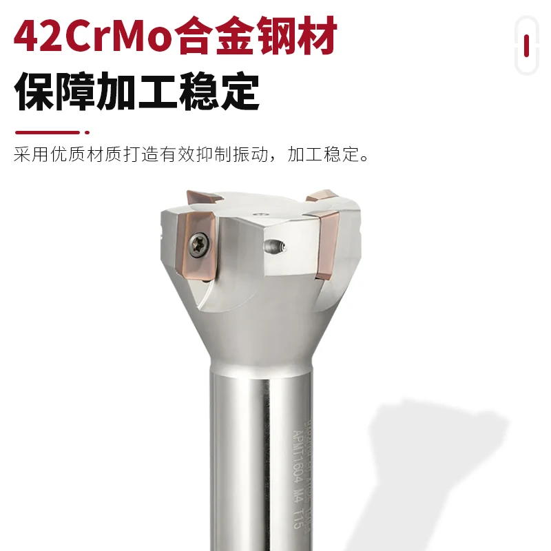 RuiLiTeng BAP300R Fräser, Turmtyp, integrierter Fräser, R0,8, rauer Planfräser APMT1135 APMT1604