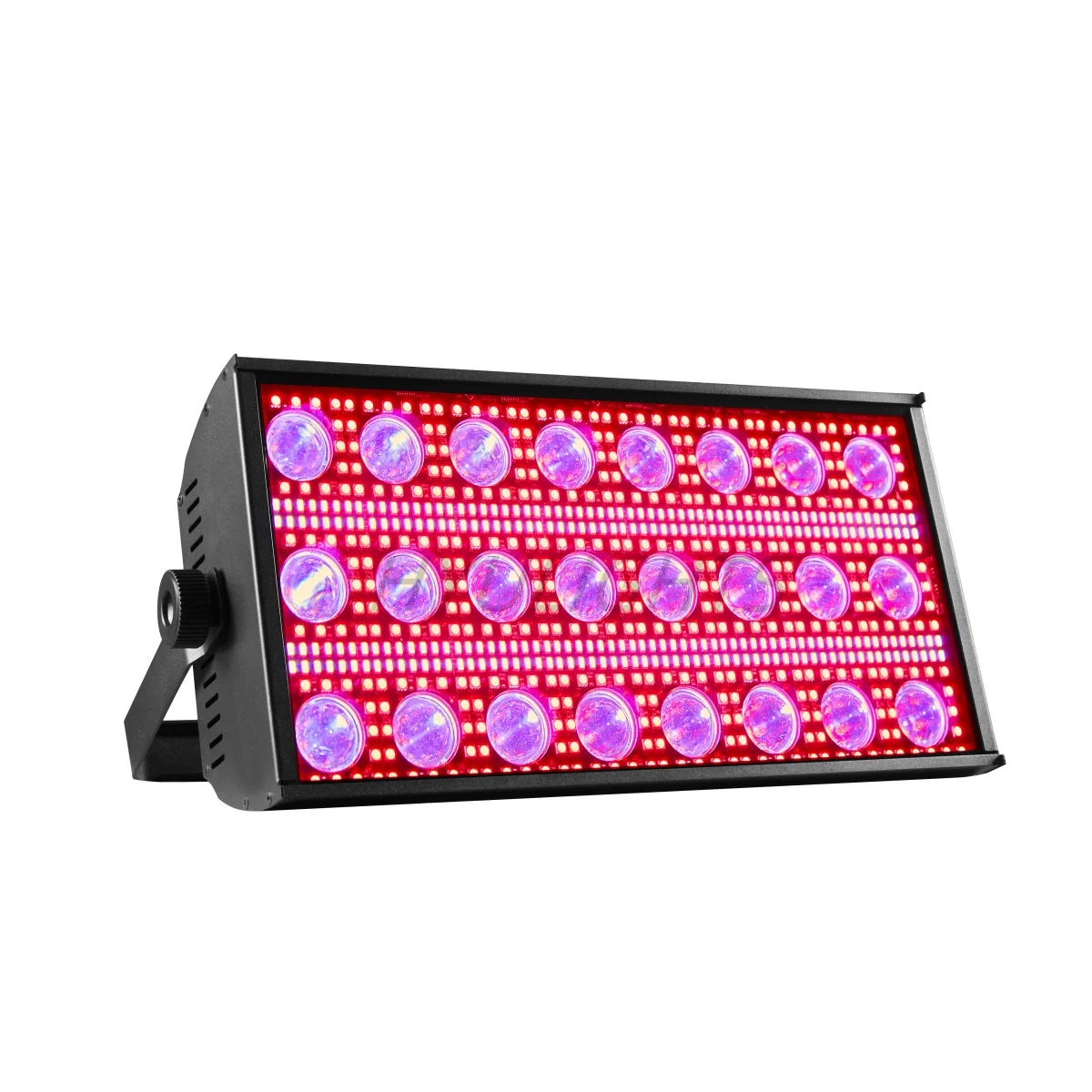 Fascio LED 300W e stroboscopio RGBW 4in1 48 partizioni Luce stroboscopica 24PCS 8000K Strobe DMX Super Bright Dj Wash Bar Effetti di illuminazione scenica