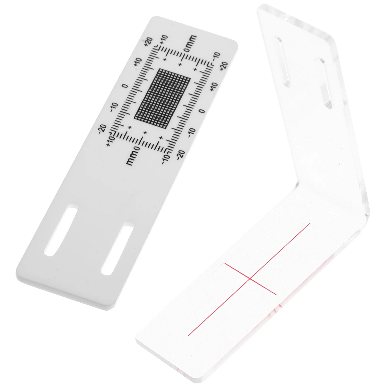 1 комплект, линейка ширины трещин, портативный акриловый измерительный инструмент для мониторинга трещин в стенах, бетонных конструкций, архитектурный датчик