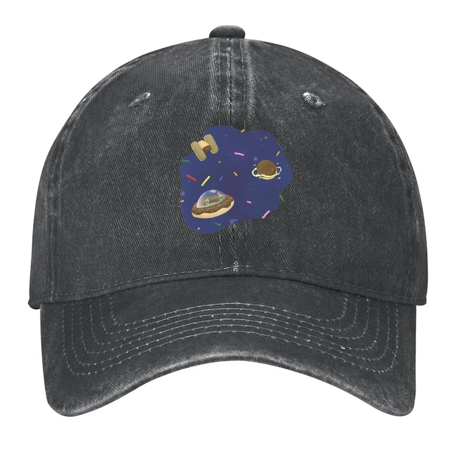 

doughnuts in space Baseball Cap custom Hat Unique hats Streetwear Thermal Visor Mens Hats Women's