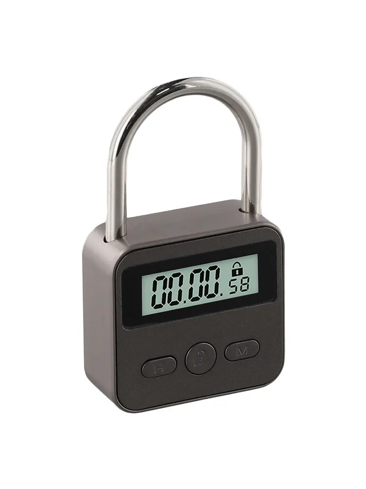 99 Hour Digital Timer Padlock Multi Function Lock Keyless Lock 78*46mm approx. LCD Display Lock 99 Hours Timer