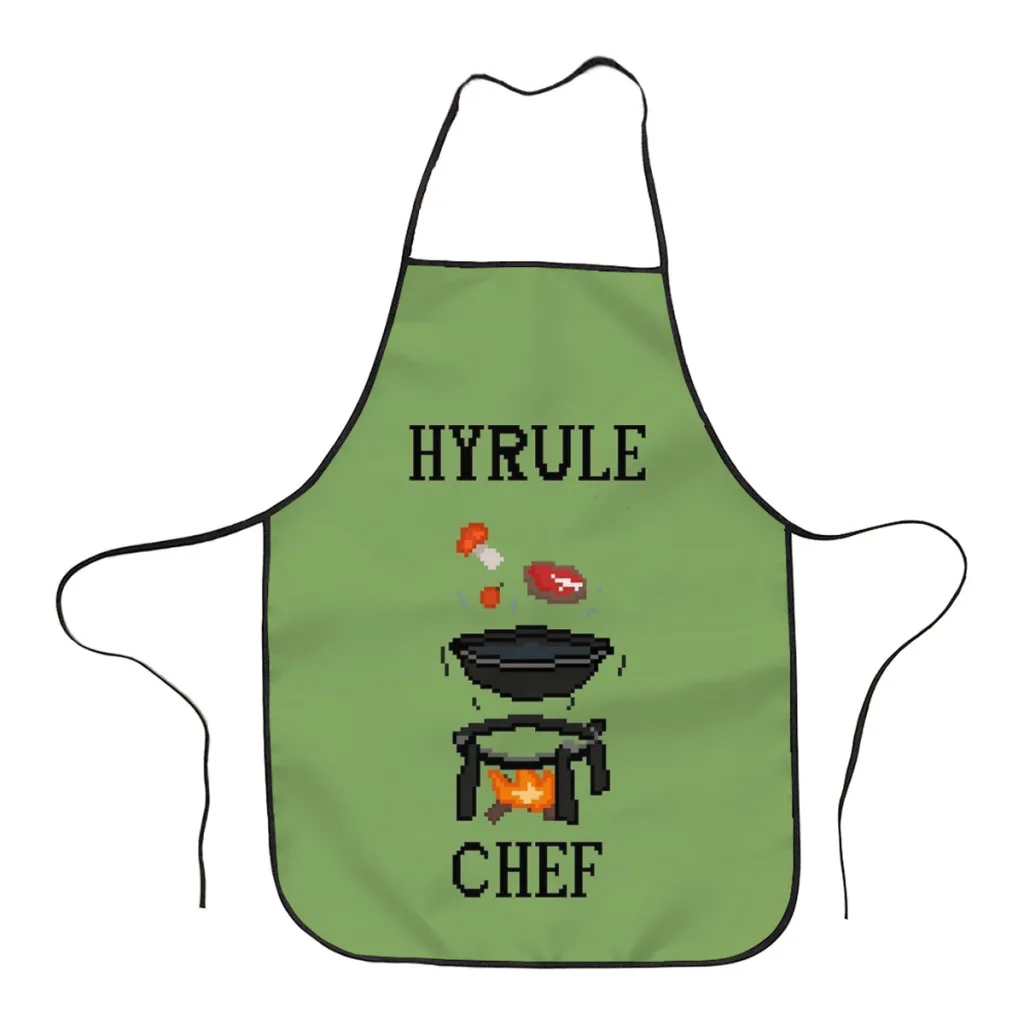 

Hyrule Chef Kitchen Aprons for Women Household Cleaning Apron Chefs Cooking Baking Apron for Child