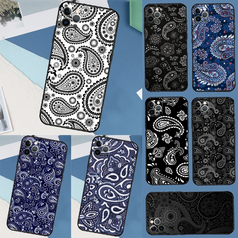 Bandana Seamless Pattern Case For Samsung Galaxy M13 M33 M53 M15 M35 M55 M06 M16 M36 M56 M31 M12 M32 M52 M14 M34 M54
