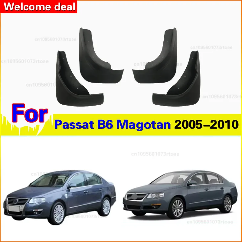 Car Splash Guards Mudguards Fender Set Parts Front Rear Mud Flaps Automobile Accessories For VW Passat B6 2005-2010 Error Free