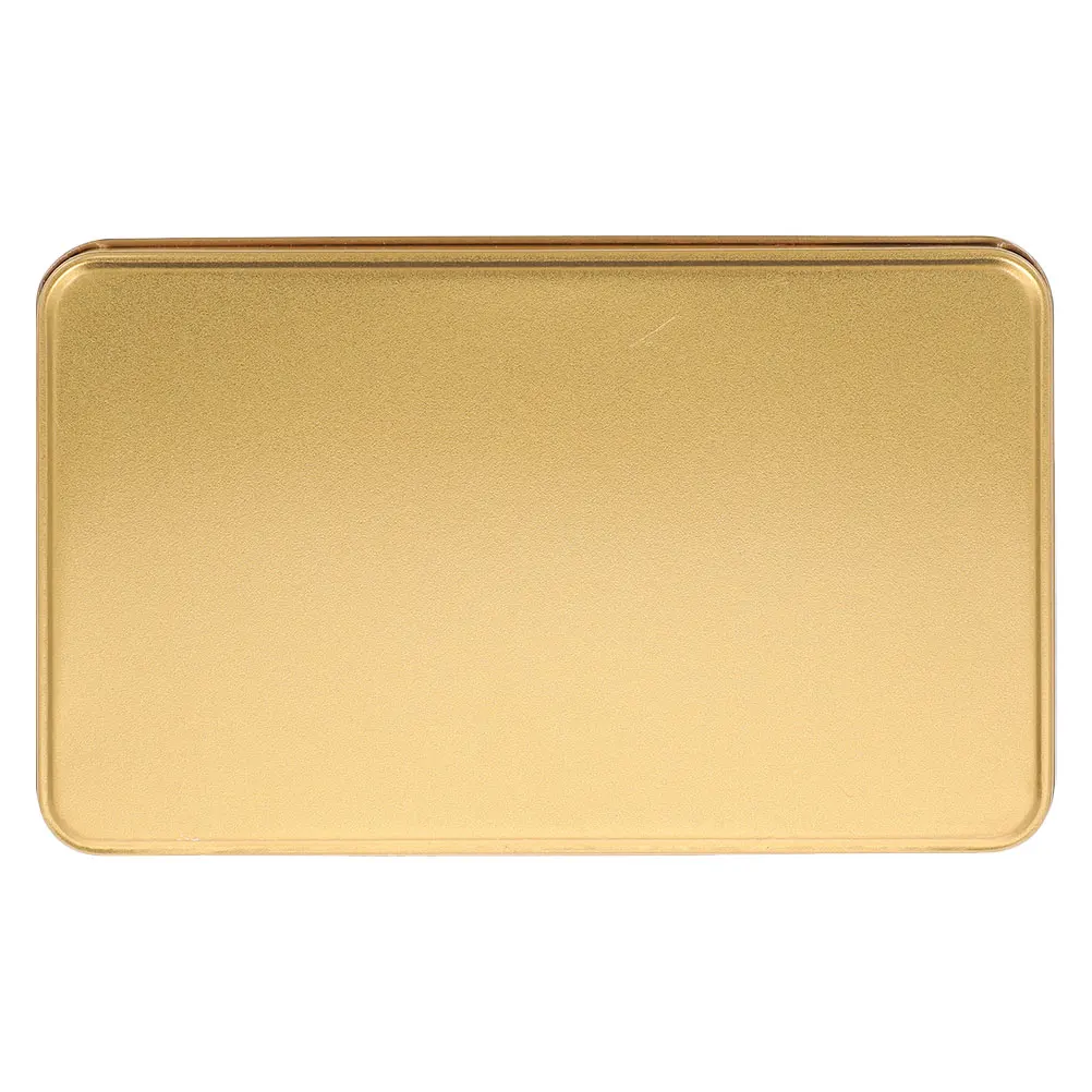 

Storage Box Rectangular Bin Candy Tins Metal Cookie Packing Boxes Household Holiday with Lids Tinplate Bins