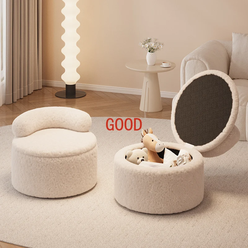 

Storage Sofa Stool Household Armchair Low Shoe Changing Stool Small Chair Space Saving Furniture Stool Chair