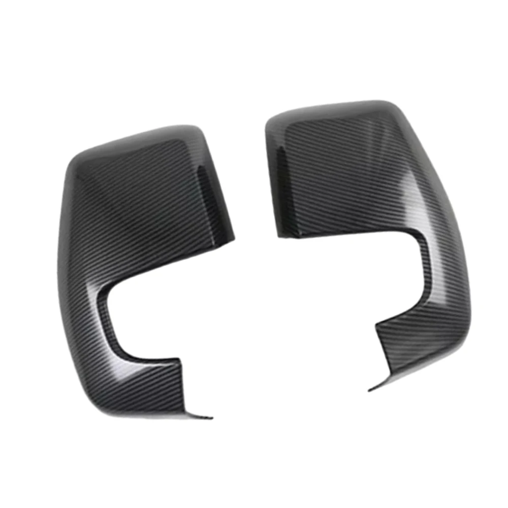 Side Rearview Mirror Cap Wing Mirror Cover 1809084 1809085 Left+Right Glossy Black/White For Ford Transit Custom V362 2012-2023