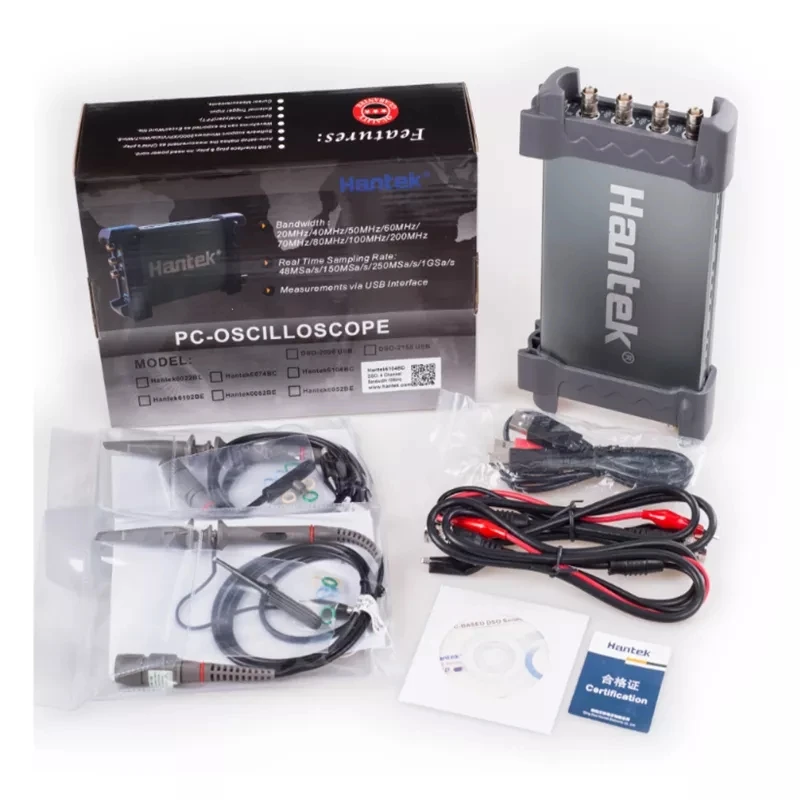 Hantek 6074BC 4 Kanal 1GSa/s 70MHz Bandbreite Hantek PC-basierter USB Digital Storage Oscills oscop