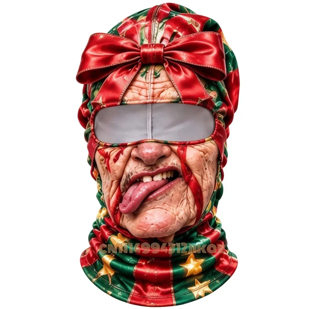 Funny Winter Mask Old Man Full Face 3D Printed Balaclava Realistic Ski Mask