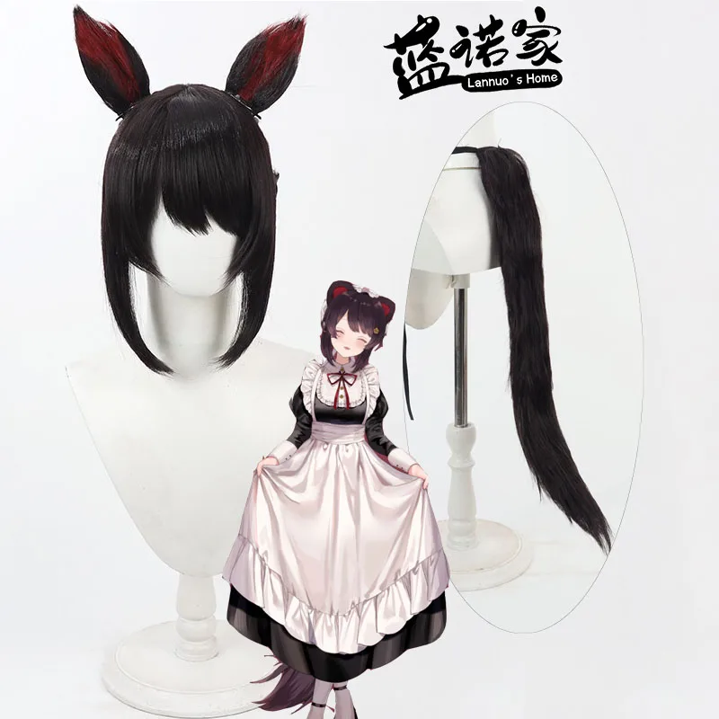 

NIJISANJI Virtual YouTube Vtuber Inui Toko Cos парик для косплея Хэллоуин Карнавальная вечеринка реквизит синтетические волосы термостойкое волокно