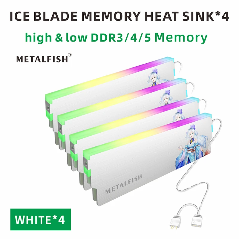 Variant: White 4 PCS