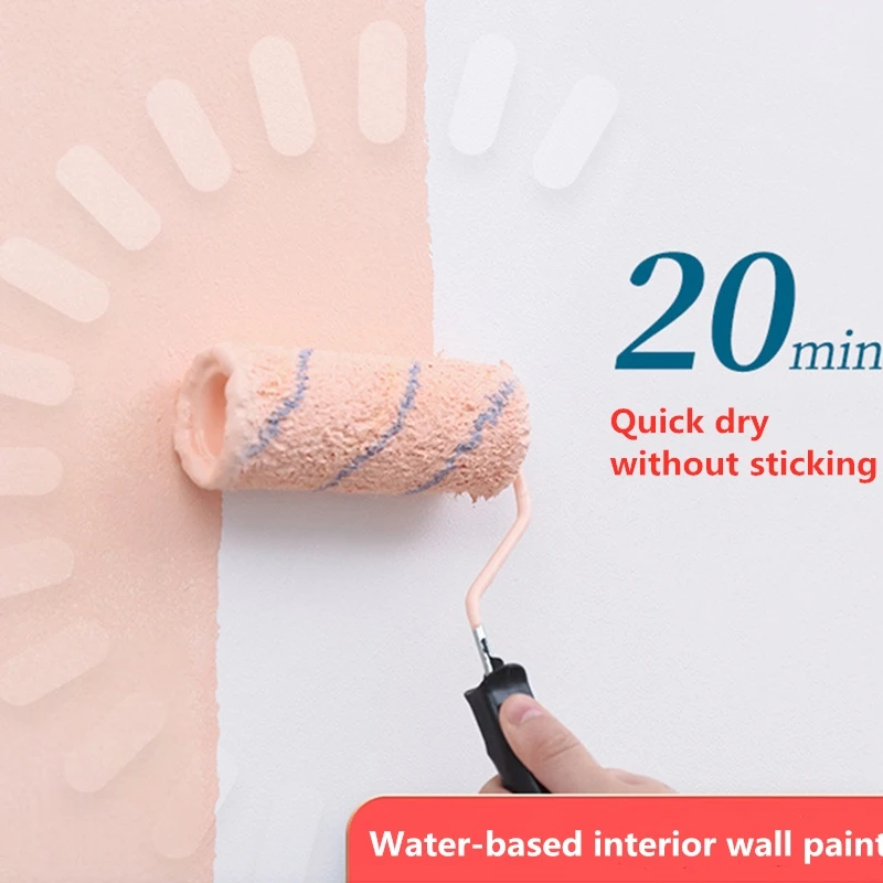 

Latex paint household environmental protection formaldehyde-free wall repair renovation tasteless self-brush paint wall paint