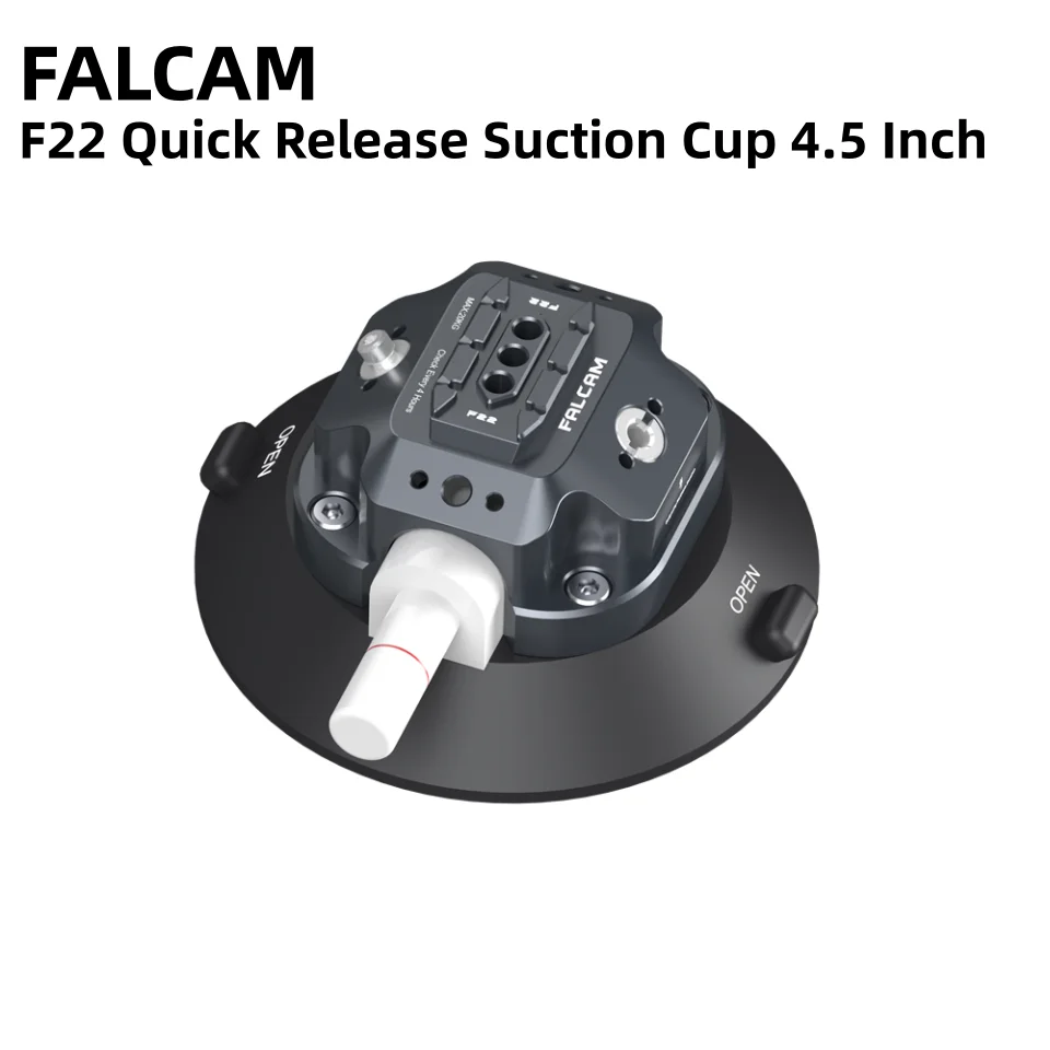 Ulanzi FALCAM F22 Camera Cup for Car Travel Holder Stand Barcket for DSLR Gopro Action Camera Quick Release Suction Cup 4.5 Inch