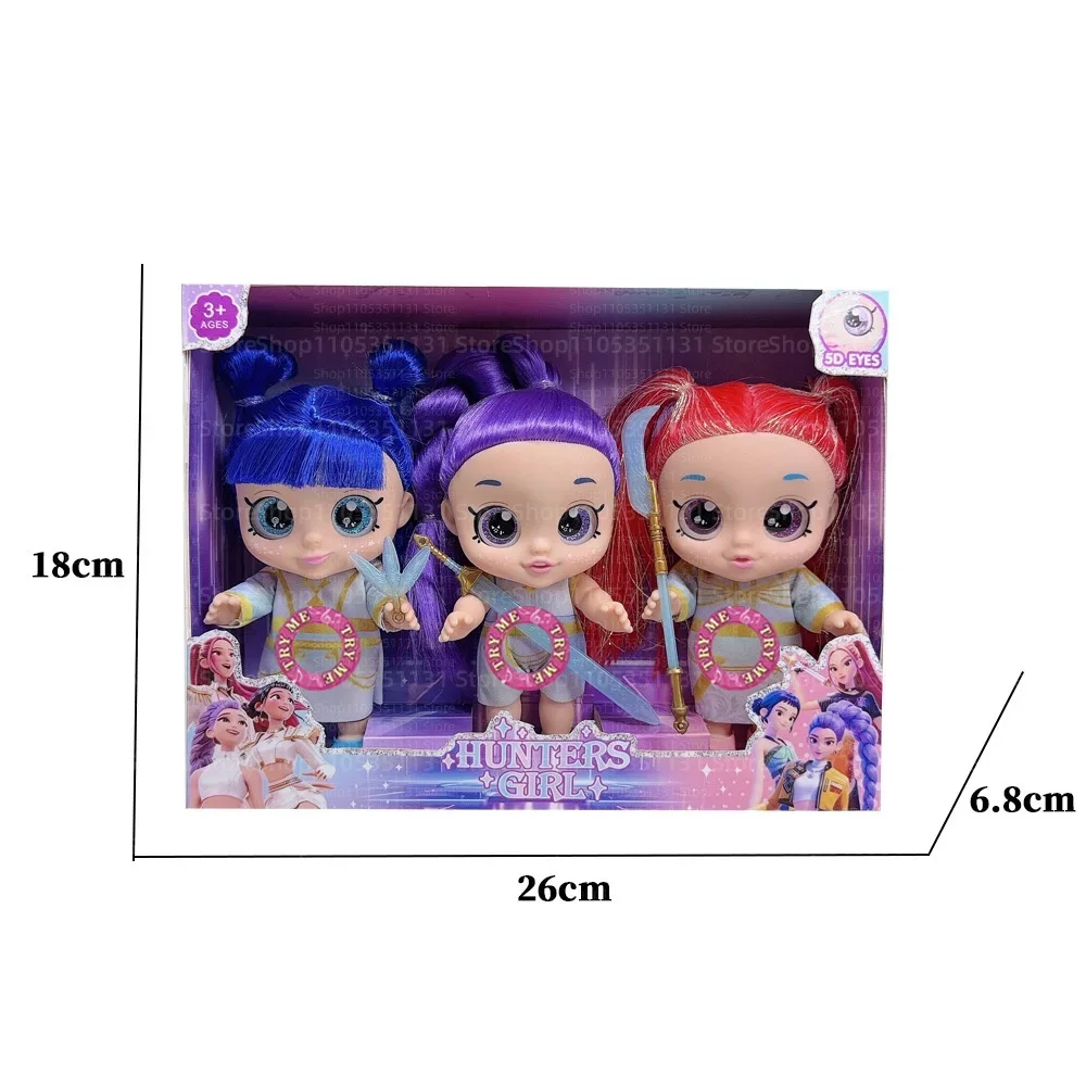 Anime-Mädchen Lumi Mila Zoi Hexenjäger-Puppen Actionfiguren Vinyl-Spielzeug-Set 7 Zoll Beweglich mit Musik Geschenk für Fans zum Geburtstag – Detail 2