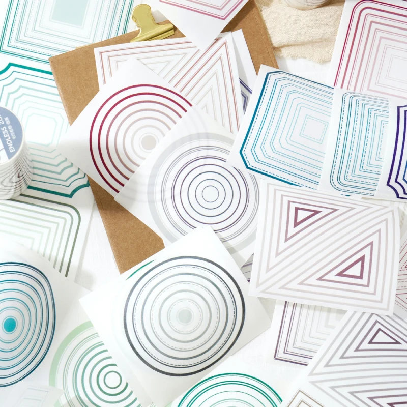 

Journal GO 9x200cm Endless Frames Long Loop Die Cut TapeStickers Creative DIY Collage Junk Journa Materials Decor Scrapbooking