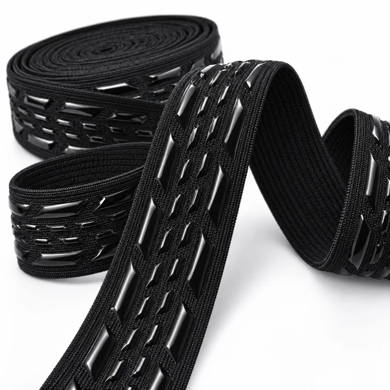 1/2/4/10/20M 25mm Non-slip Elastic Band Pants Waistband Grip Sportswear Silicone Tape Stretch Ribbon Garment DIY Sewing Supplies