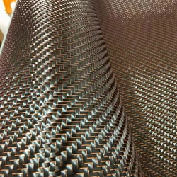 Kafu Rose Gold Wire Jacquard Car Motorcycle Parts Retrofit Helmet DIY Decorative Carbon Fiber Woven Fabric