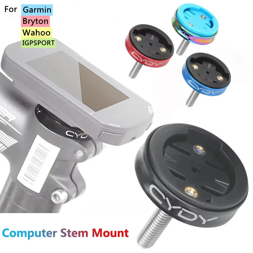 AliExpress NONE Stem Mount For Garmin Bryton Wahoo IGPSPORT Bicycle Computer Light Holder Support Road MTB GPS Bike Accessories