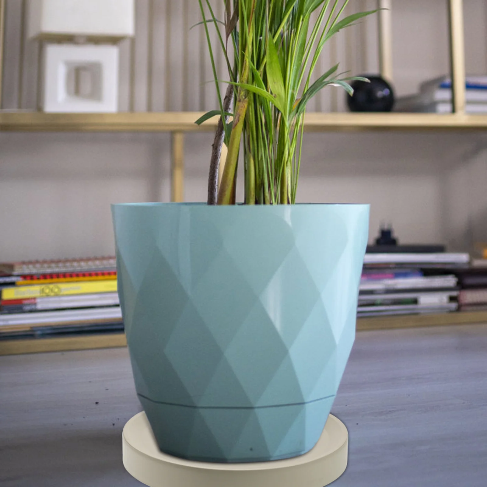 

Plant Stand with Wheels Convenient Flower Pot Mover Plant Dolly Roller Base Garden Accessories Garden Pot Mover