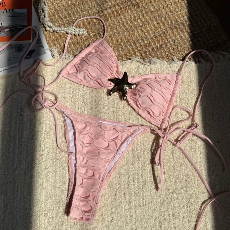 Novo sexy biquinis 2026 mulheres roupa de banho feminino maiô para natação wear fatos de banho conjunto biquíni brasileiro beachwear piscina banhista