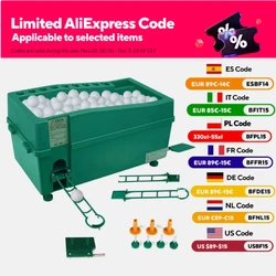Automatische Golfbal Dispenser Machine Tee Up Golfbal Teeing Apparaat met Opvouwbare Track Houder Verstelbare Golf Tee Machine