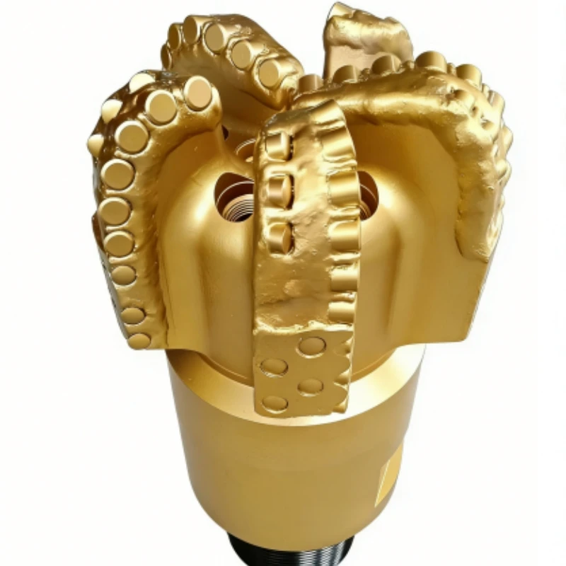 152mm 5 Wing PDC Oil Drill Bit with 1613 Reinforced PDC Cutters | Hard Rock Drilling for Oil  Water Well Geothermal Mining