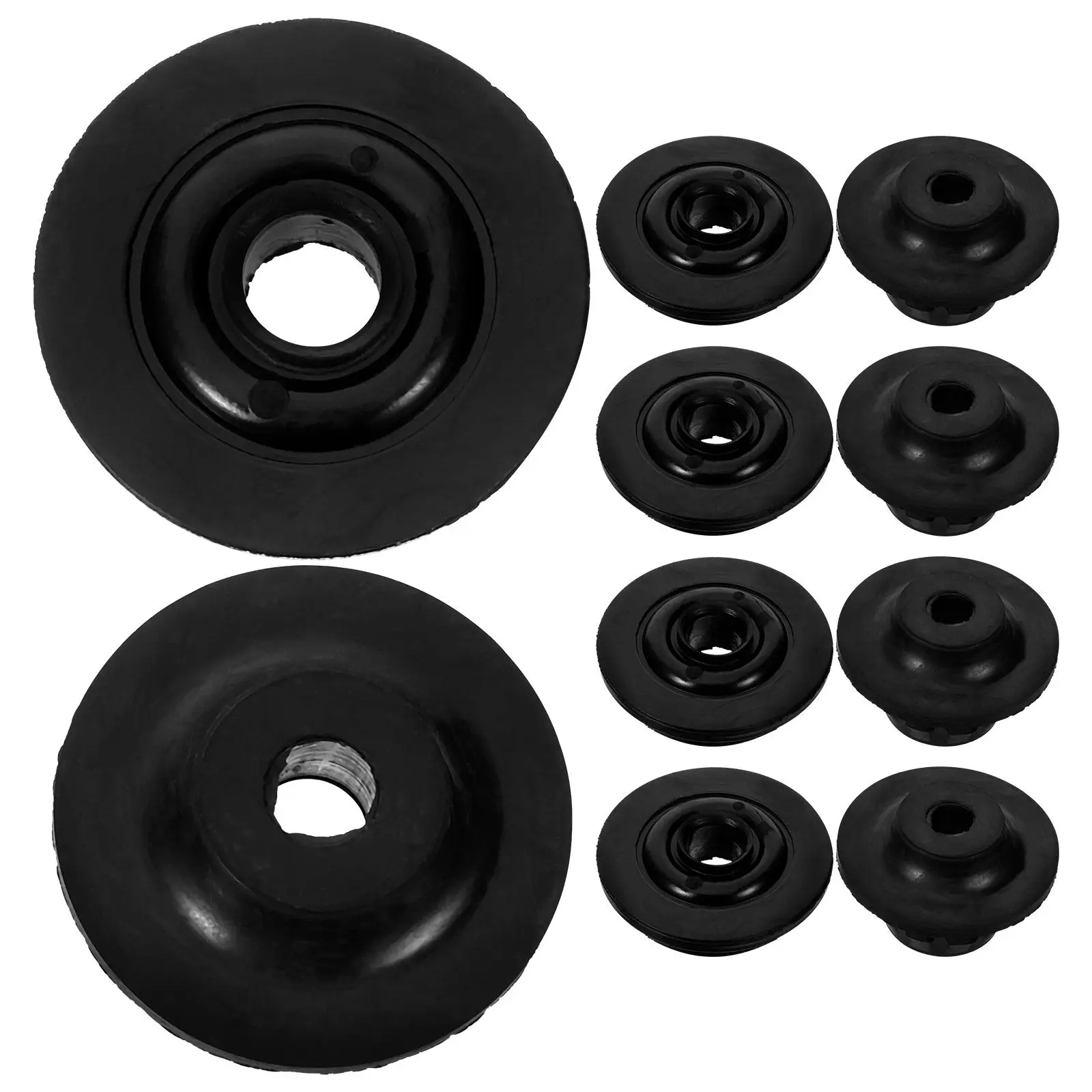 10Pcs Radiator Mount Bushing Car Support Rubber Pads Protect Radiator Cushioning Vibration Dampening Car Supplies