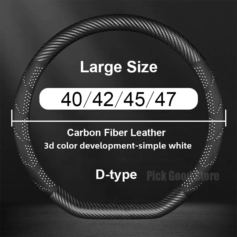 Truck Bus Steering Wheel Cover For SCANIA VOLVO MAN DAF SHACMAN IVECO ISUZU SITRAK BENZ RENAULT Large Size Trucks Accessories