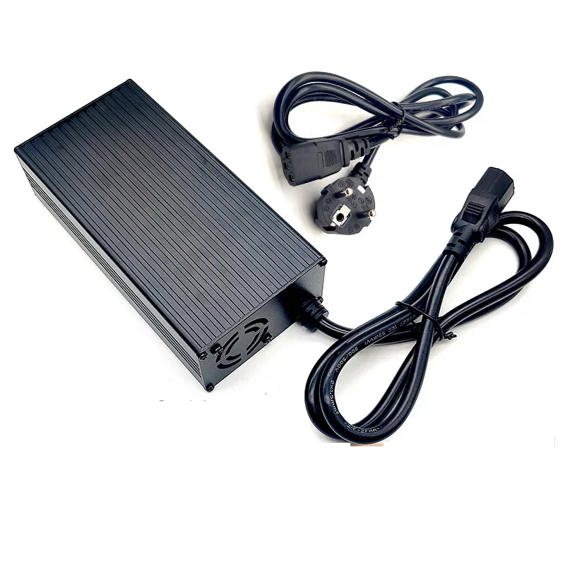 14.6V 20A Smart Lifepo4 Battery Charger 110-220V 4S 12V High Power Charger For Lithium Iron Phosphate Battery Pack with Fan