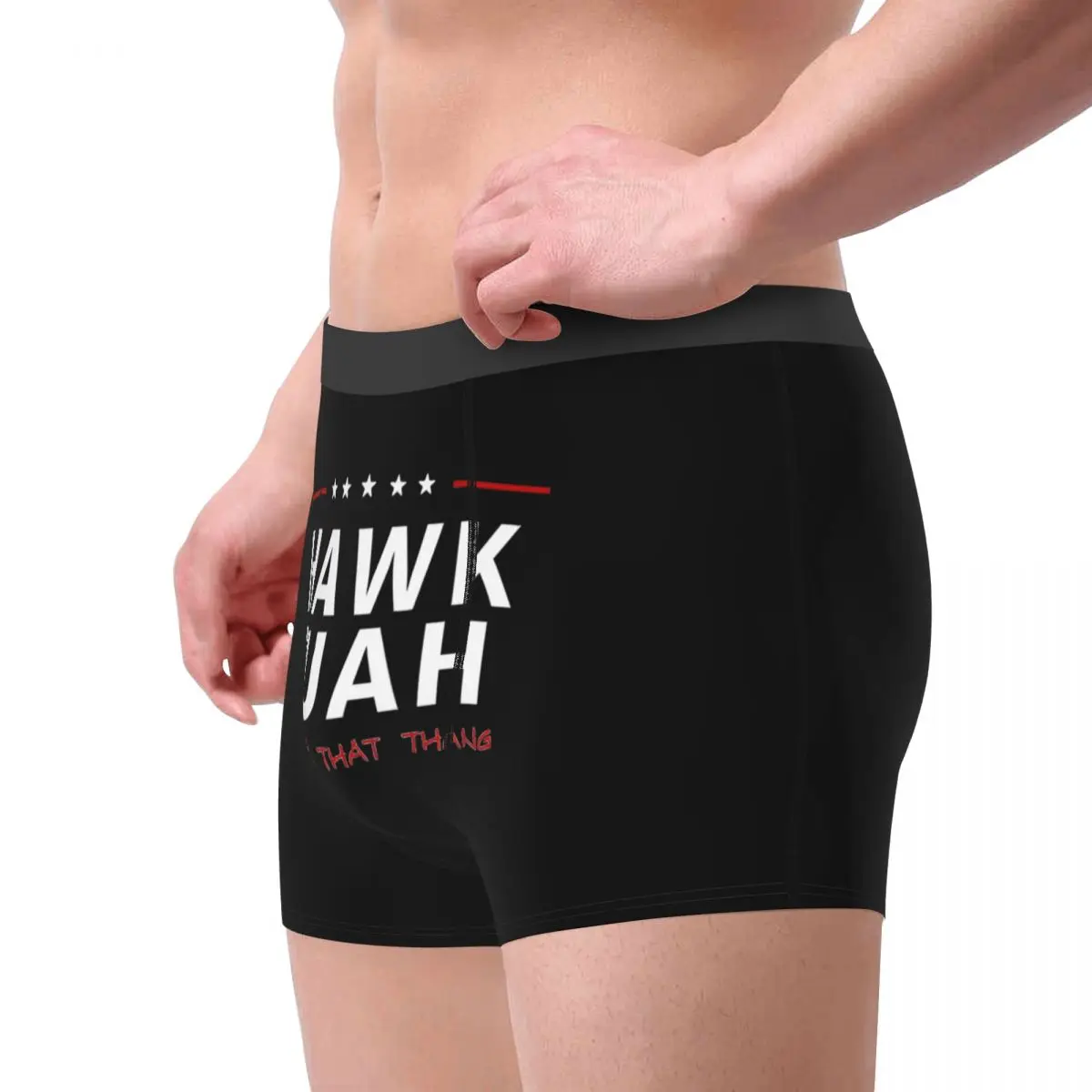 Men\'s Hawk Tuah Spit On That Thang Underwear Funny Meme Novelty Boxer Briefs Shorts Panties Homme Polyester Underpants