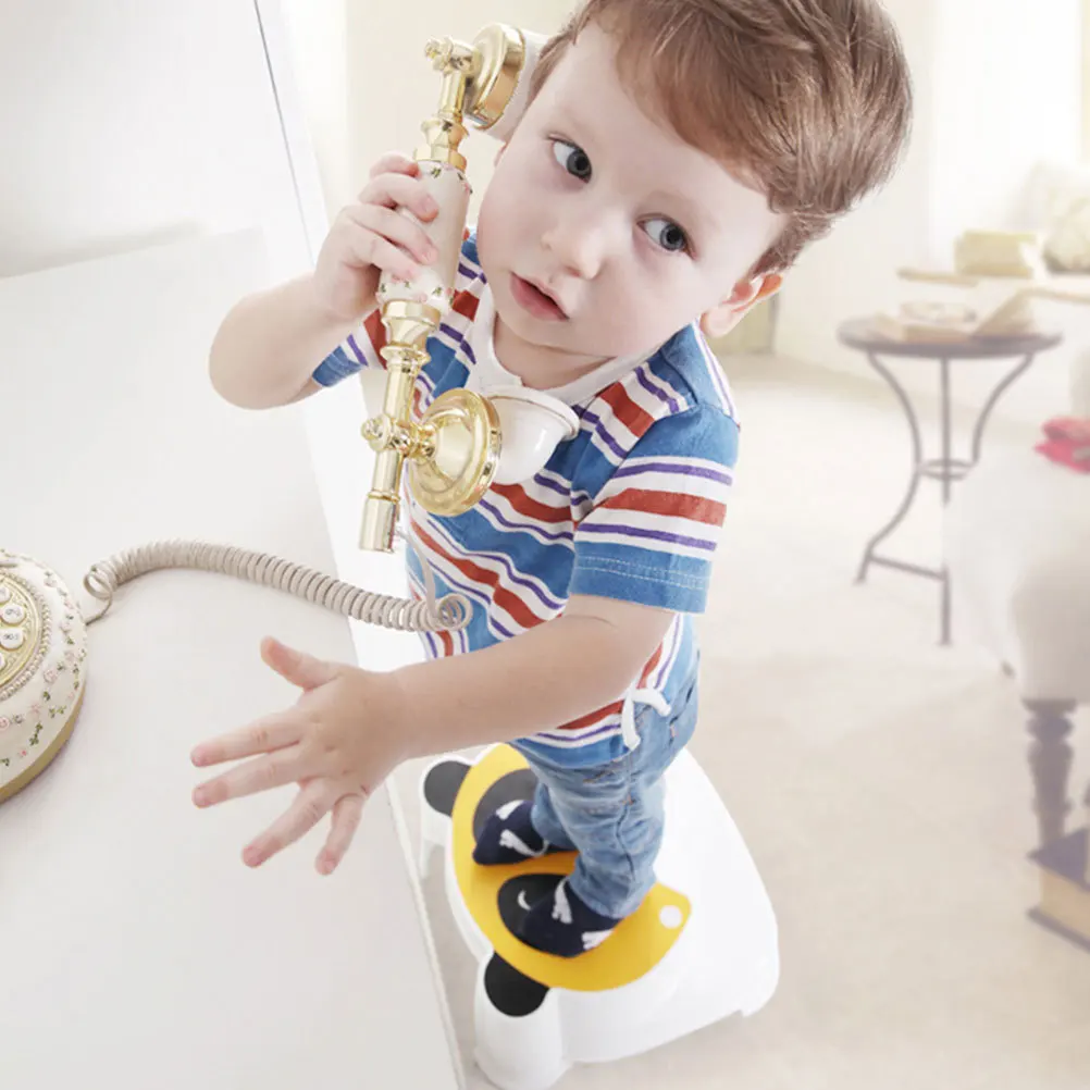 1Pcs Kinder Auto Design Nicht-Slip Schritt Hocker Cartoon Hocker Doppel Schicht Fußstütze für Kinder Badezimmer Kinder hocker