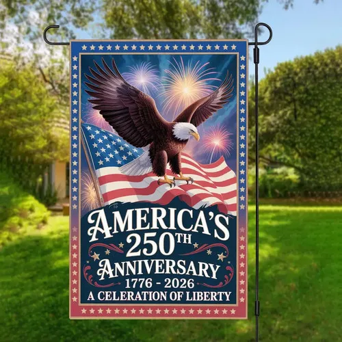 Years America Garden Flag Outdoor Decor House Yard Welcome Double UUI GGX