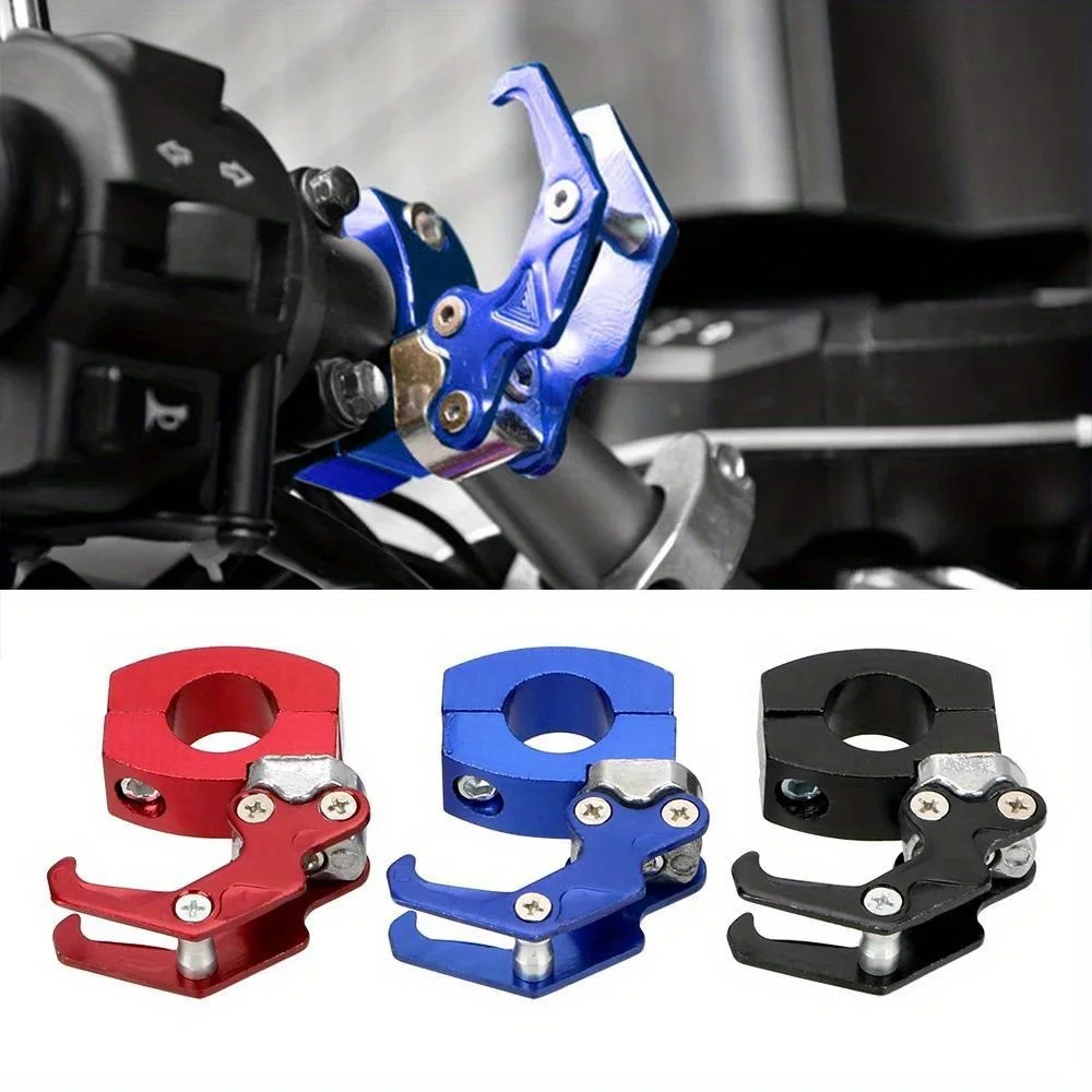 

1PC Helmet Claw Hook Motorcycle Holder For Bike bicycle Storage Bag Aluminum Clips Luggage Hanger Moto Fasteners On Handlebar