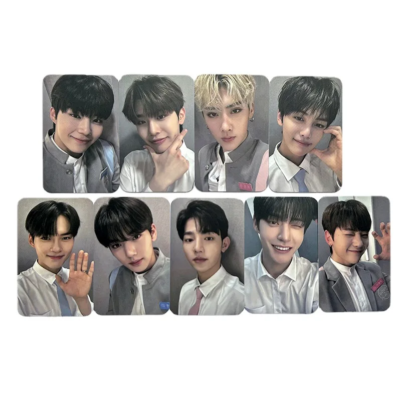 9pcs/set KPOP ZB1 ZEROBASEONE Selfie Photocards Boy Planet New Group Double-Sided LOMO Cards Ricky Fans Collections