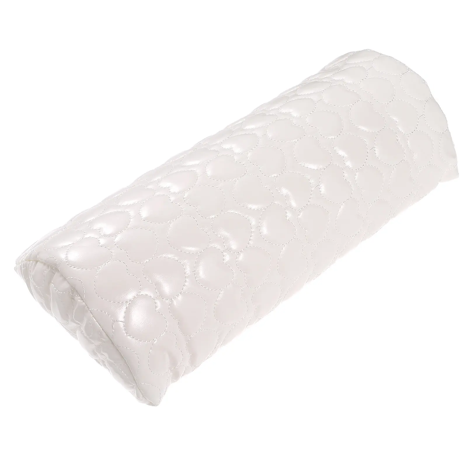 Beaupretty Nail Art Hand Rest Pillow Wrist Cushion for Manicure Salon Comfortable Cover Peach Heart Design Washable