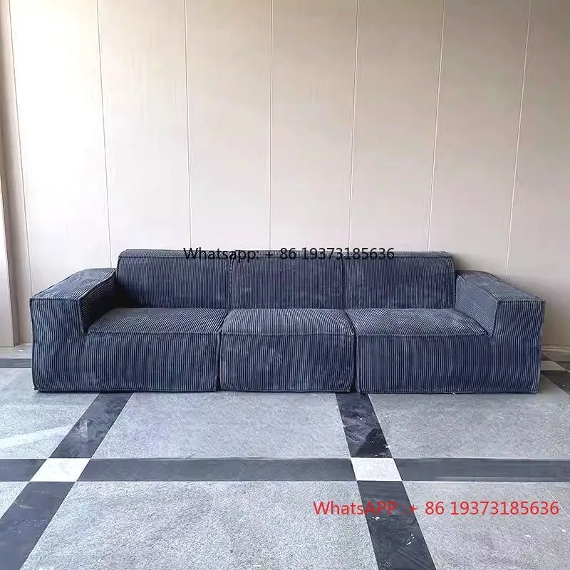 Unisofa Wholesale Lazy Furniture Modular   Recliner Sofa Nordic L Shaped Compressed Sectional Couch for Sale