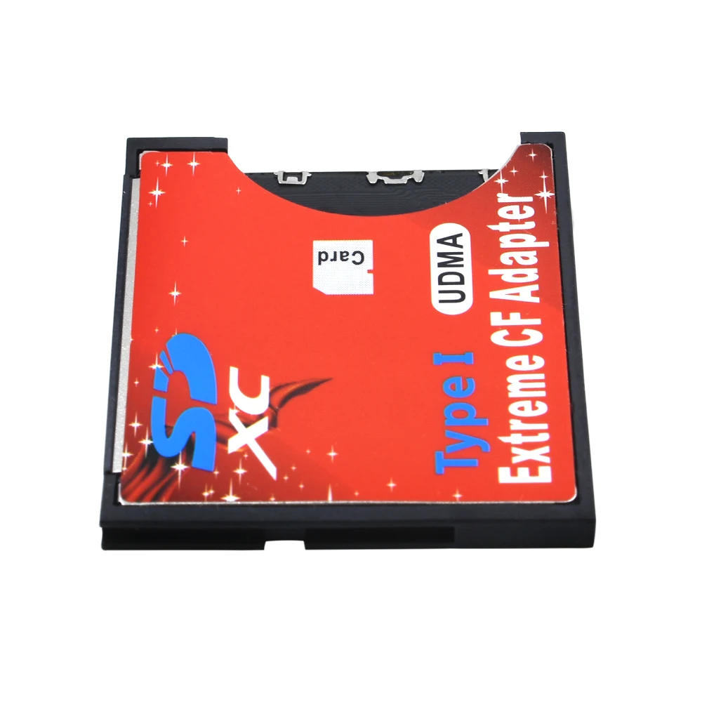 Адаптер TISHRIC SD к CF-карту MMC SDHC SDXC к стандартному компактному флэш-памяти I, конвертер карт UDMA, устройство чтения карт памяти для DSLR-камеры