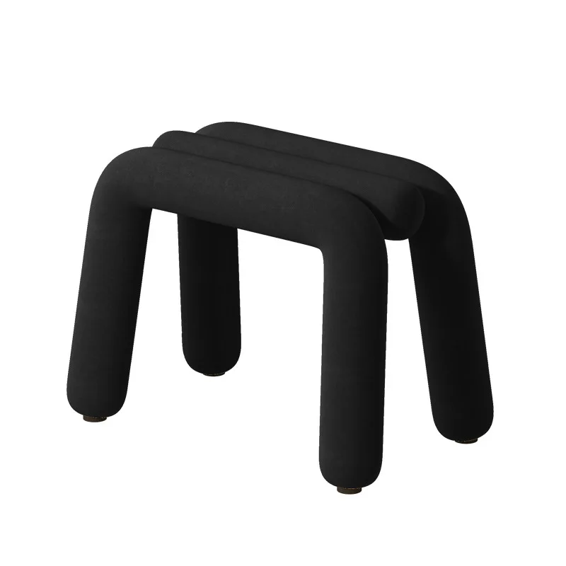 

Internet celebrity cream style dressing table small stool bedroom modern minimalist light luxury