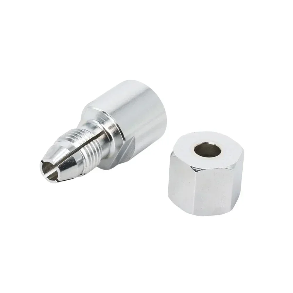 Power Tools Chuck Drill Collet Chuck For M10 High Speed Steel Silver 1pcs 6mm Diameter For 100 Type Angle Grinder