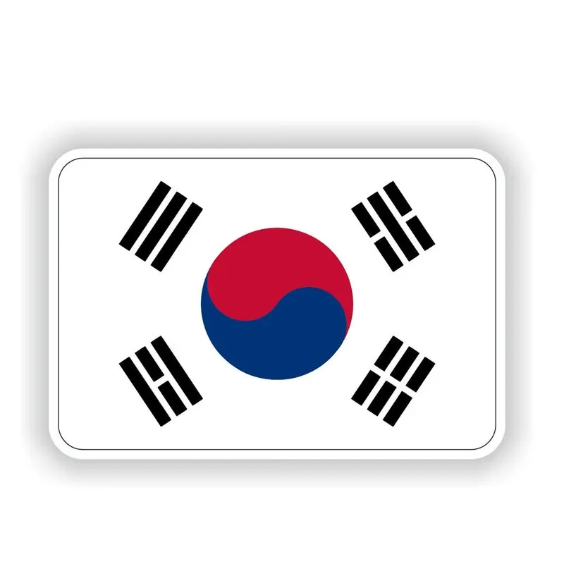 

Personalized Customization South Korea Flag Car Sticker Waterproof Reflective Sunscreen Car Window Body Decal Car Accessories