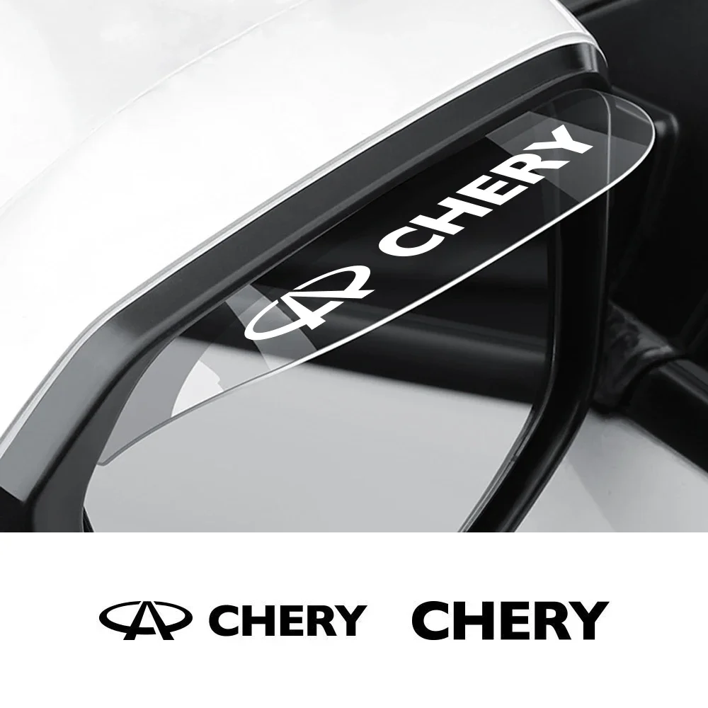 2 uds espejo retrovisor de coche lluvia ceja visera cubierta protectora accesorios de automóvil para Chery Tiggo 2 4 3 7 5x Kimo Qq6 s21 Qq3 frenos s11