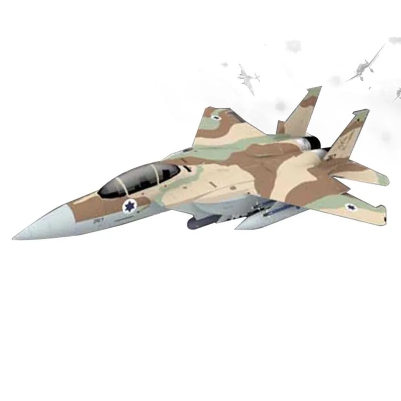 3D Paper Model Fighter F-15 Aircraft Airplane DIY Puzzle Toy