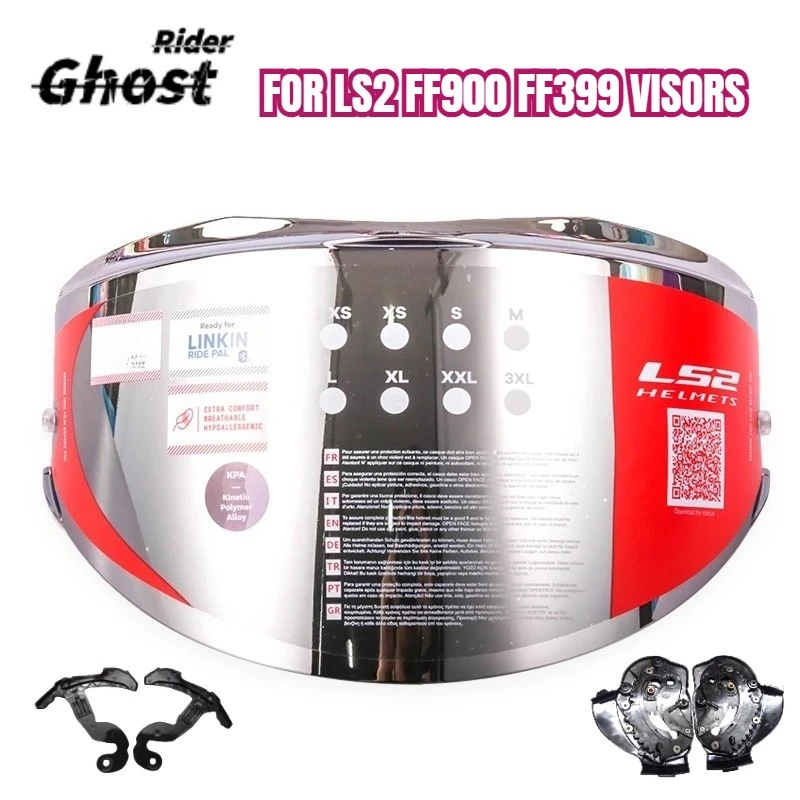 

For LS2 FF399 FF900 Helmet Lens Rear Flip Helmet Visor Original Helmet Anti Fog Sticker Helm Accessories