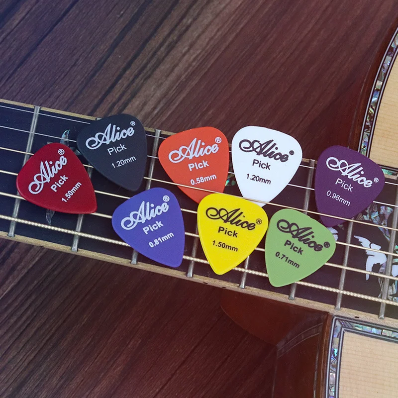 1 Box Guitar Picks Acoustic Electric Bass Mediator Guitar Accessories Thickness 0.58 - 1.5 Mm Guitar Pick  Accesorios Guitarra