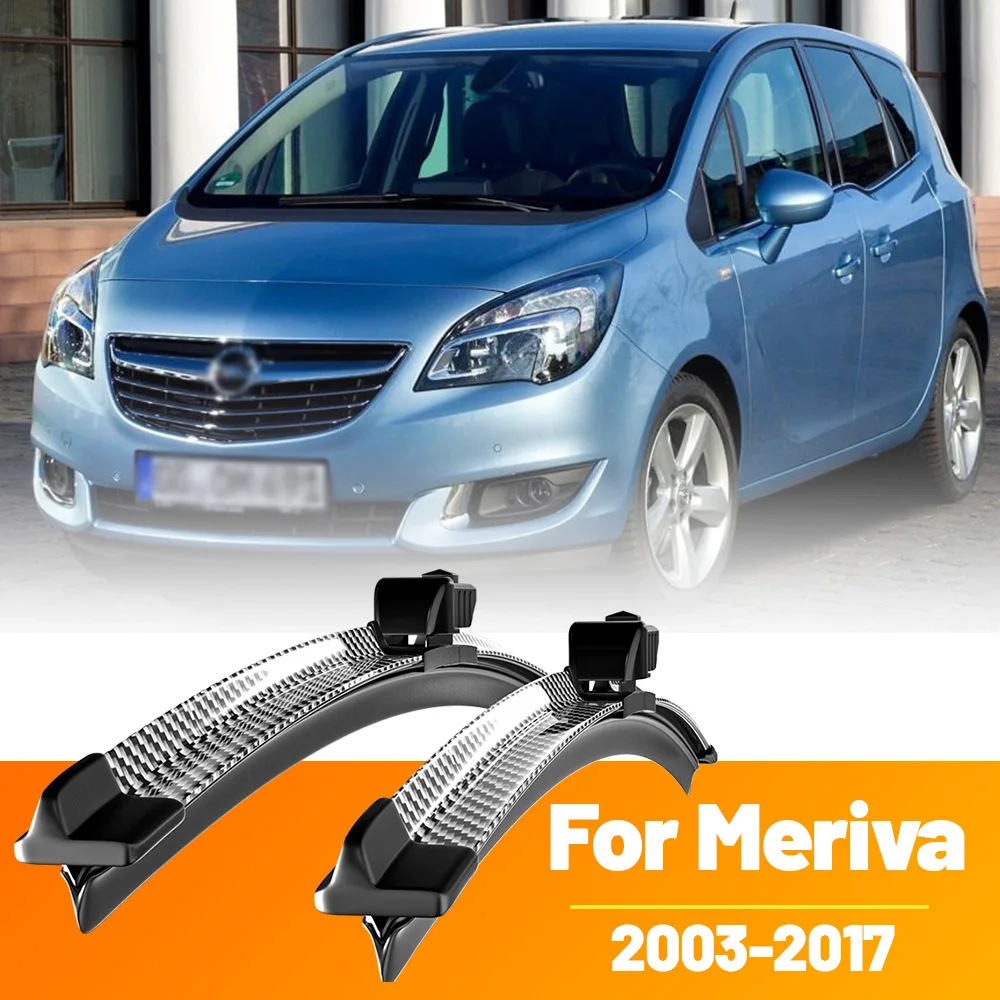 

2 шт. передние щетки стеклоочистителя из углеродного волокна для Opel Meriva A B 2003-2017 2009 2010 2011 2012 2015 2016