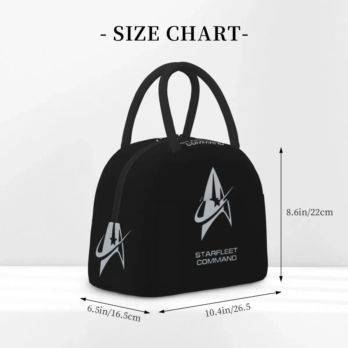 Star Treks Science Fiction TV Series Insulated Lunch Bag for Women Children Leakproof Food Boxes Thermal Lunch Box Tote