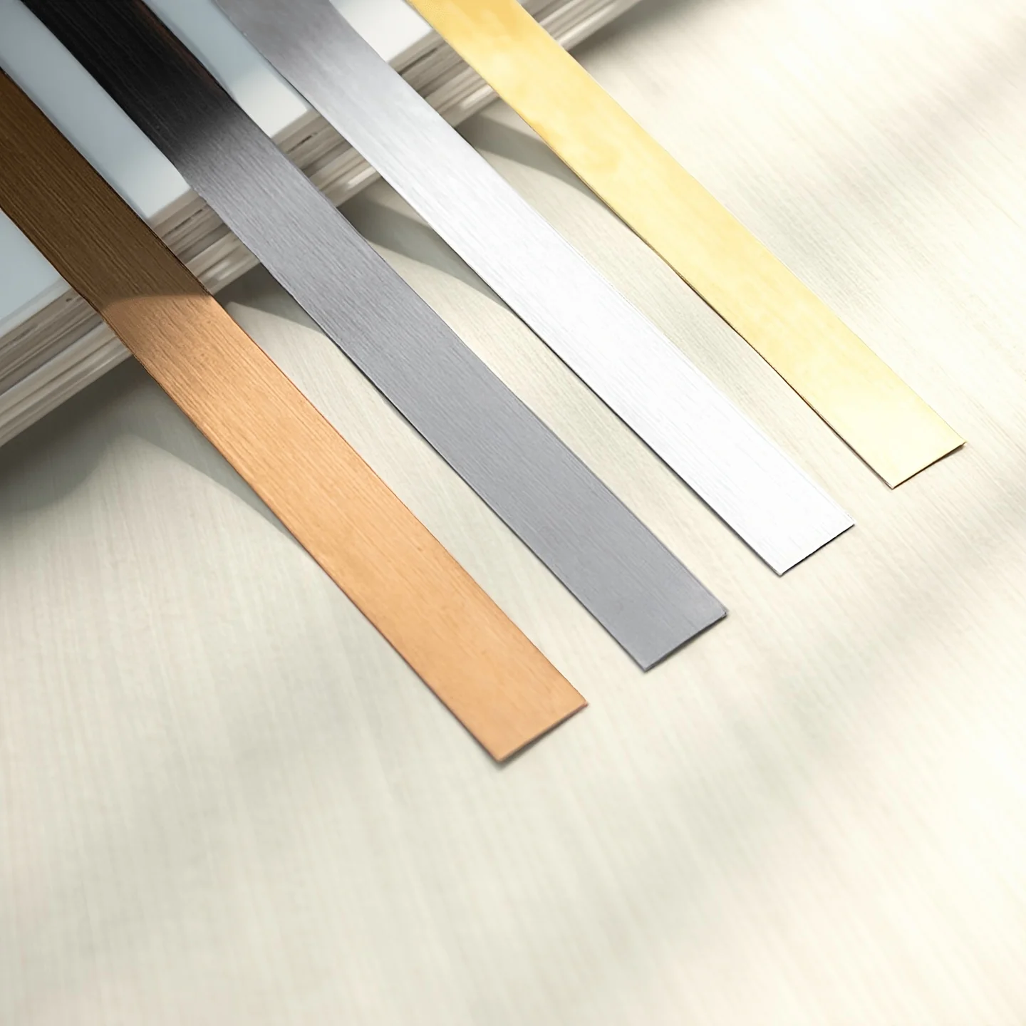 500cm Self Adhesive Stainless Steel Wire Drawing Decorative Strip - Diy Home Decoration, Suitable For Ceilings And Walls.