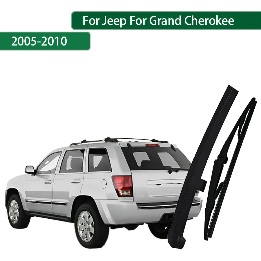 

For Jeep Grand Cherokee 2005-2006-2009-2010 Rear Wiper Blade Arm Set Rear Window Windshield