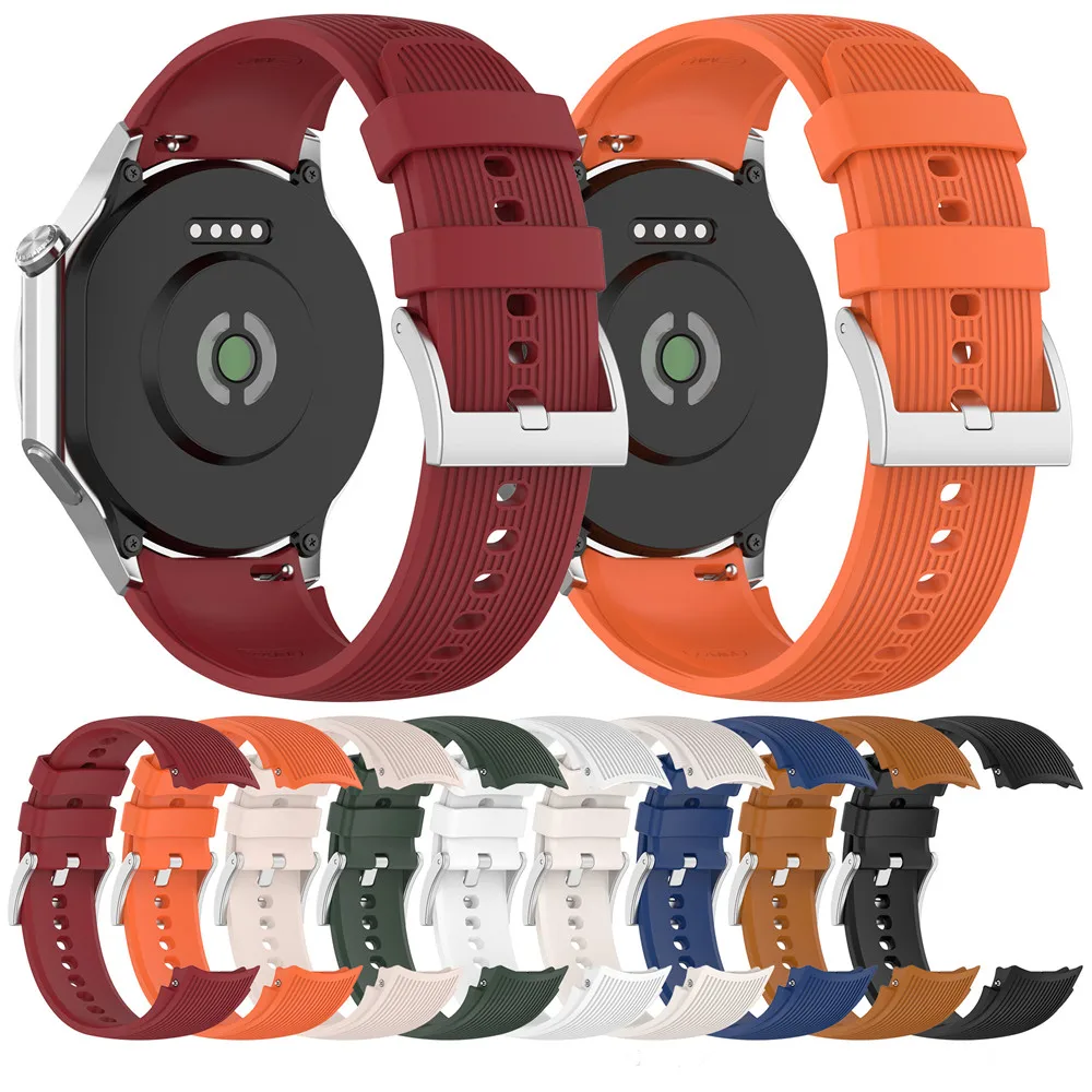 Silicone steel buckle strap for Oppo Watch X / Oneplus Watch2 quick release smartwatch accessories